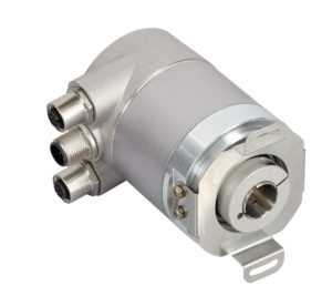 Encoder Absoluto Magnético UCD-EIC1B-1213-HFS0-PRM. | Encosolution Encoder absoluto magnético multivuelta POSITAL FRABA eje hueco 15mm.